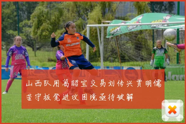 山西队用葛昭宝交易刘传兴贾明儒苦守板凳进攻困境亟待破解